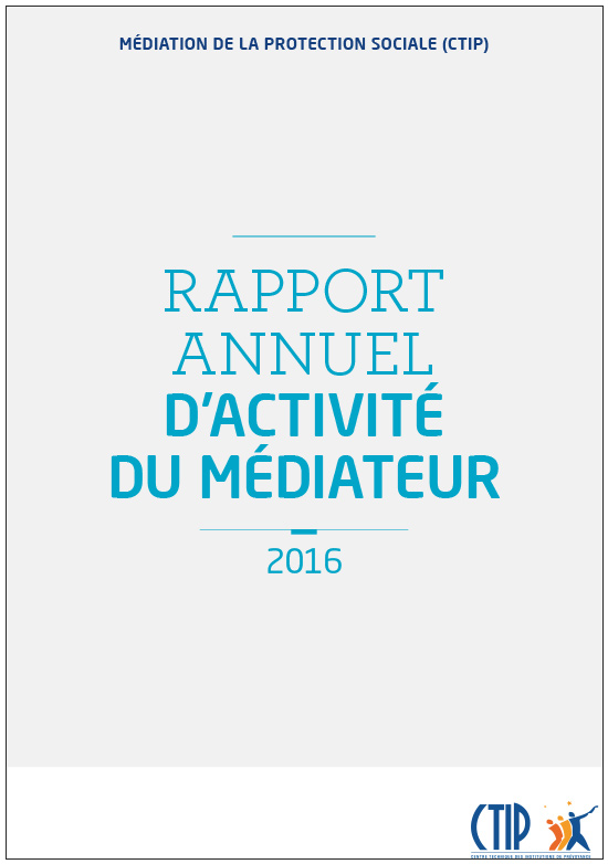 Le Rapport d’activité du médiateur de la protection sociale 2016 disponible